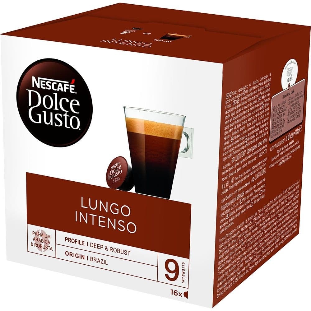 Nescafe DG Lungo Intenso 16cap 144g nelt-slika