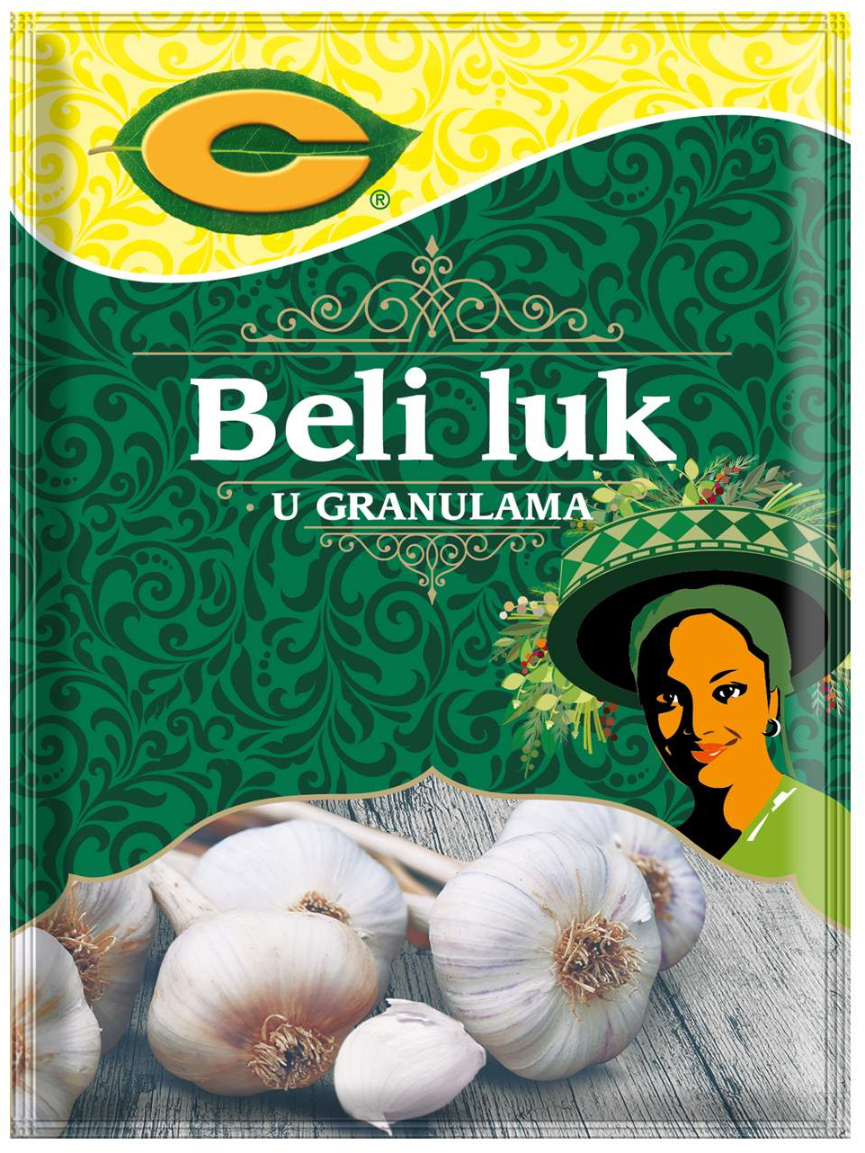 C beli luk u granulama 23g-slika