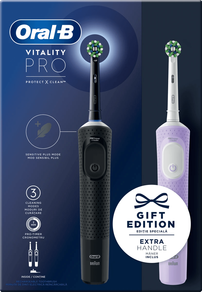 ORAL B Vitality pro set električne četkice 2kom -slika