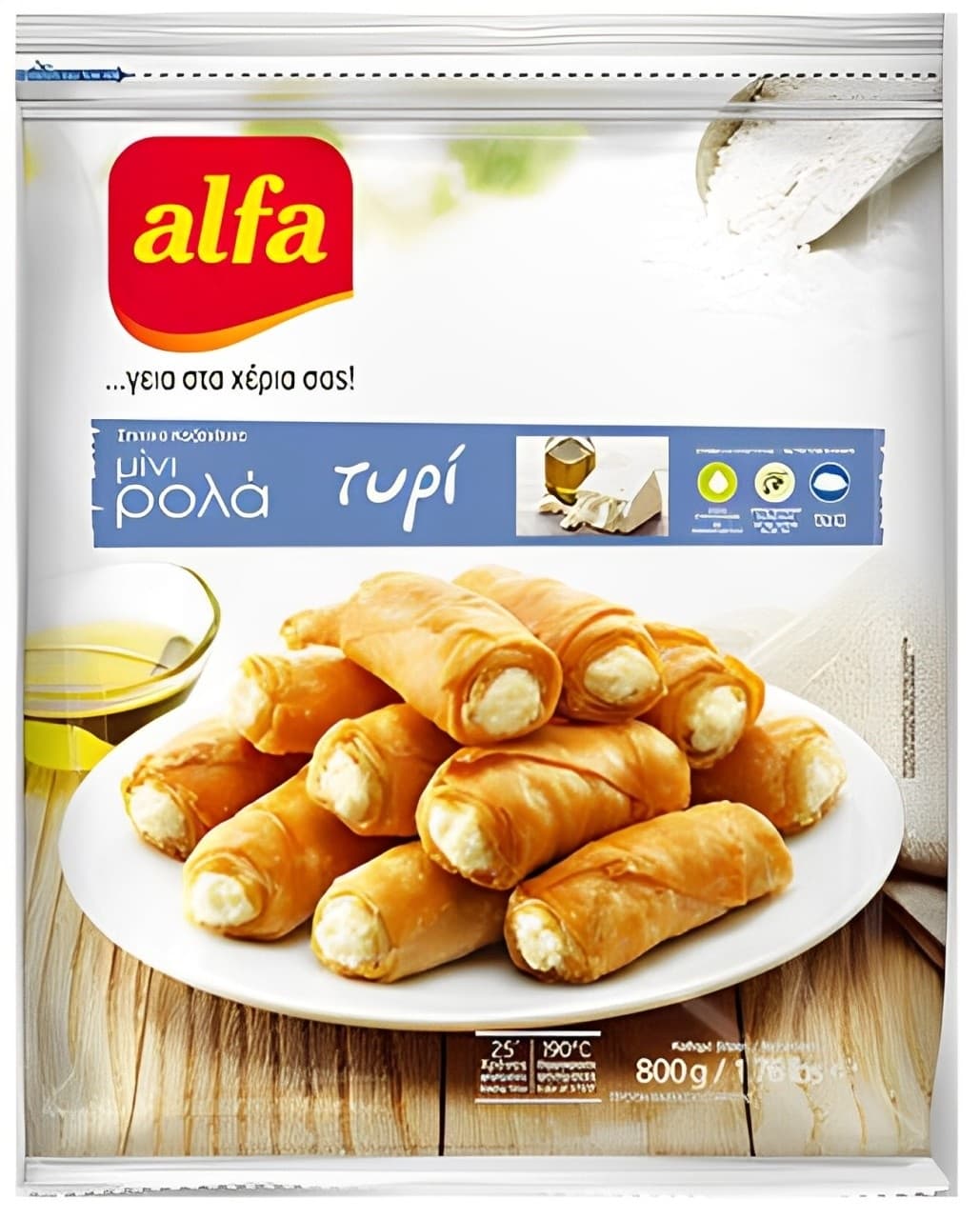 Smrz.mini rolls sa feta sirom Alfa 800g-slika
