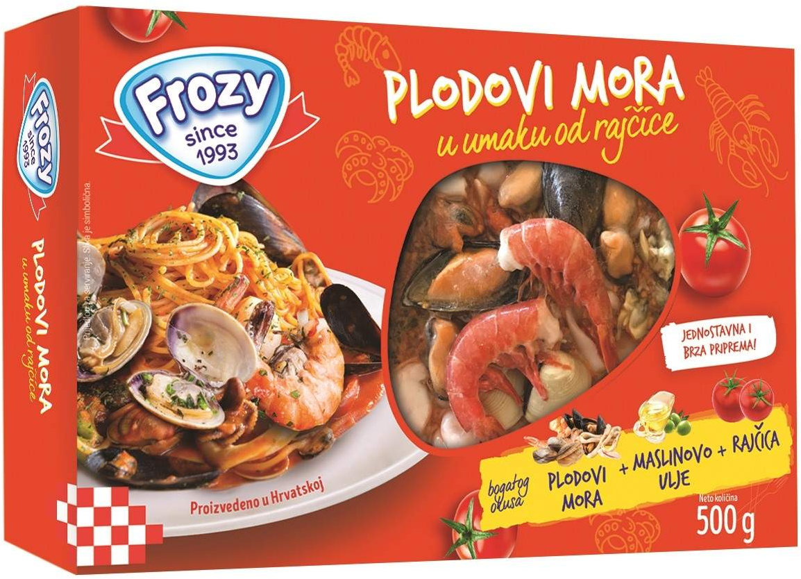 MORSKI PLODOVI PARAD SOS 500G FROZY-slika