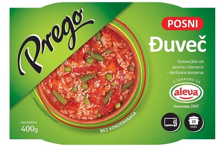 Djuvec posni Prego 400g-slika