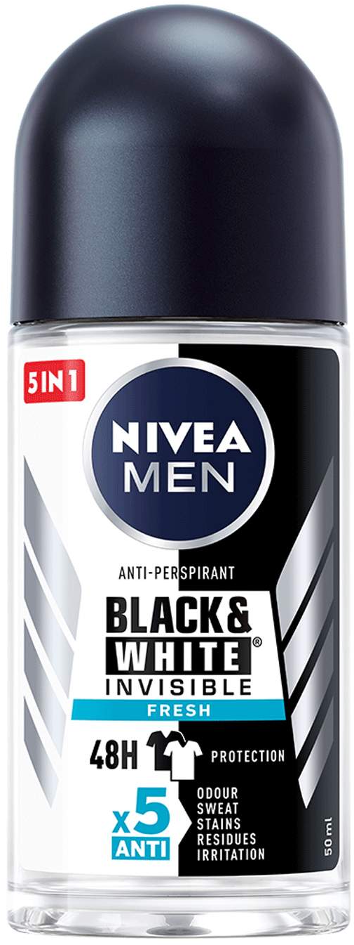 Roll-on NIVEA Men invisible black&white fresh 50ml-slika