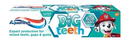 Pasta AQUAFRESH Junior Big teeth 6+g 50ml-slika