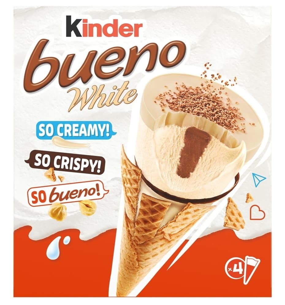 Sladoled Kinder Bueno White 248g-slika