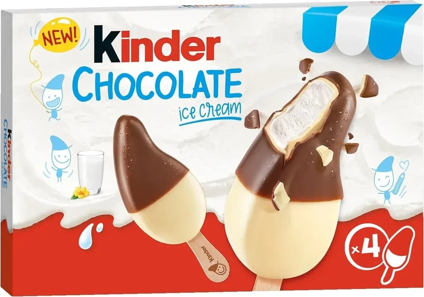 Sladoled Kinder Chocolate 152g-slika
