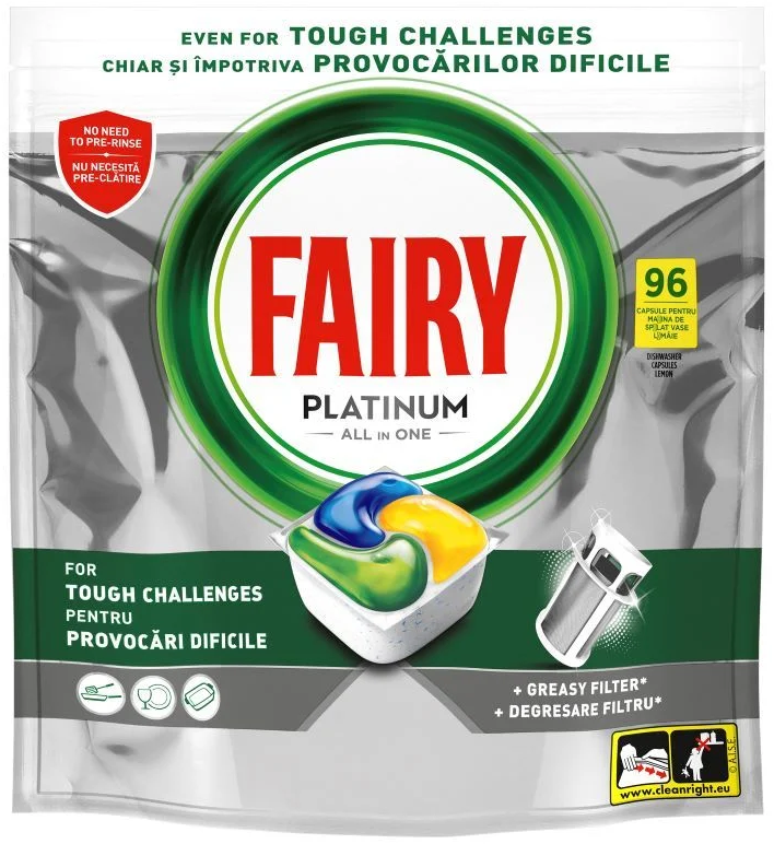 Tablete za sud.Fairy Platinum 96kom-slika