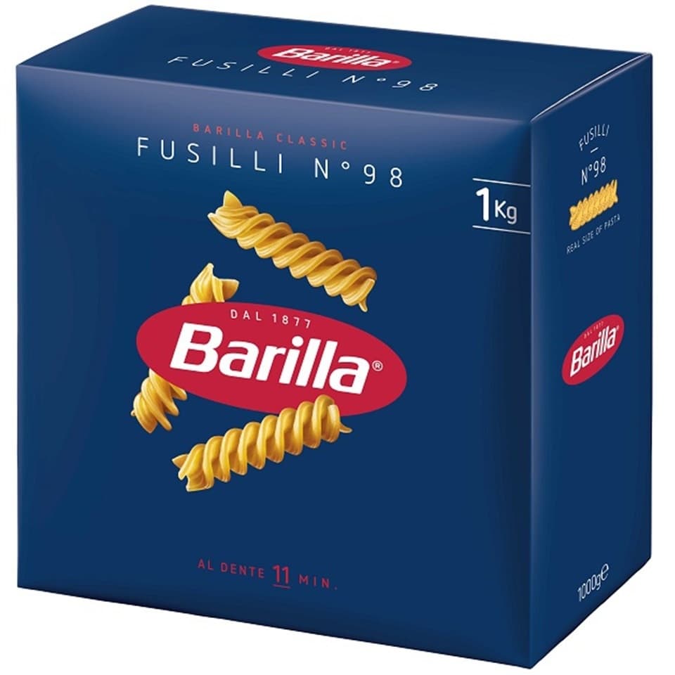 Makaroni BARILLA Fusilli 1KG-slika