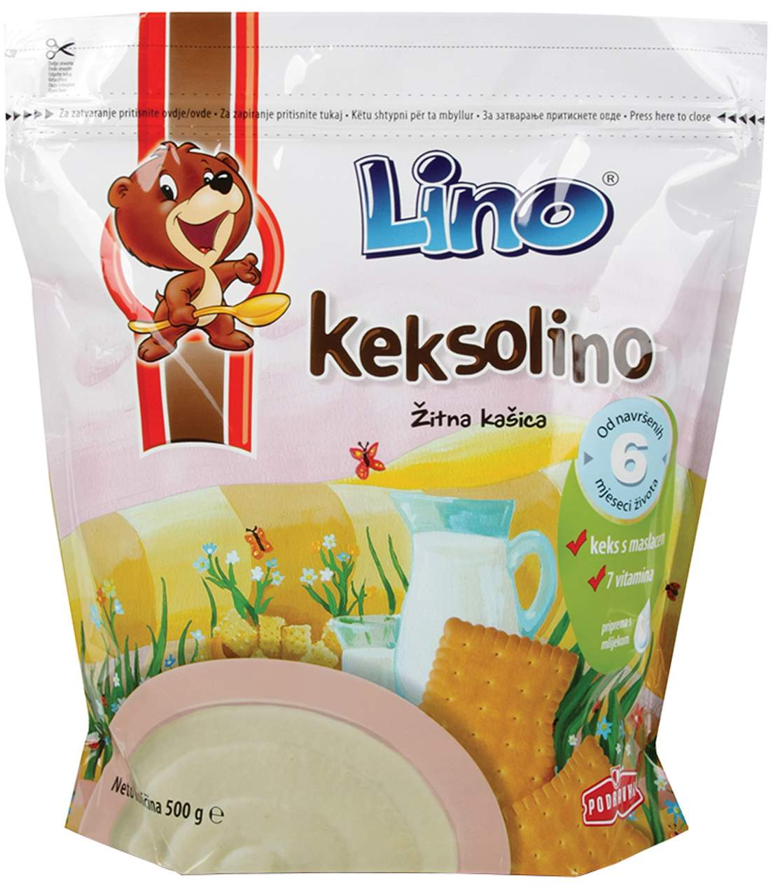 Decija hrana Keksolino Lino 500g-slika