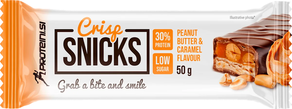 Proteinski bar PROTEINI.SI kikiriki maslac i karamel 50g-slika