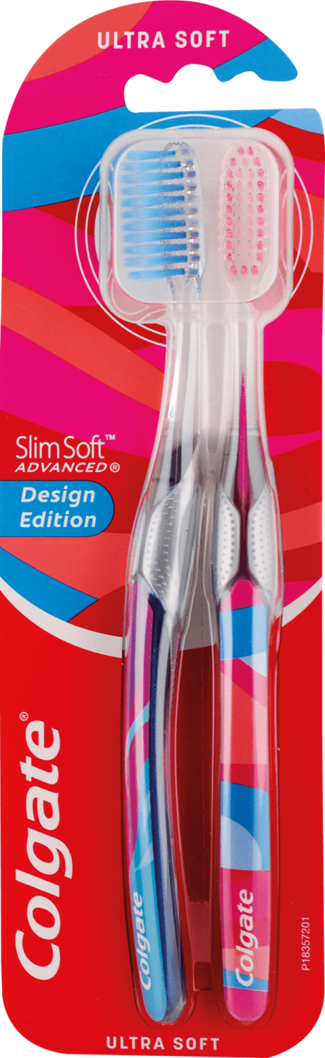 COLGATE slim ultra soft advanced design četkica za zube  2kom-slika
