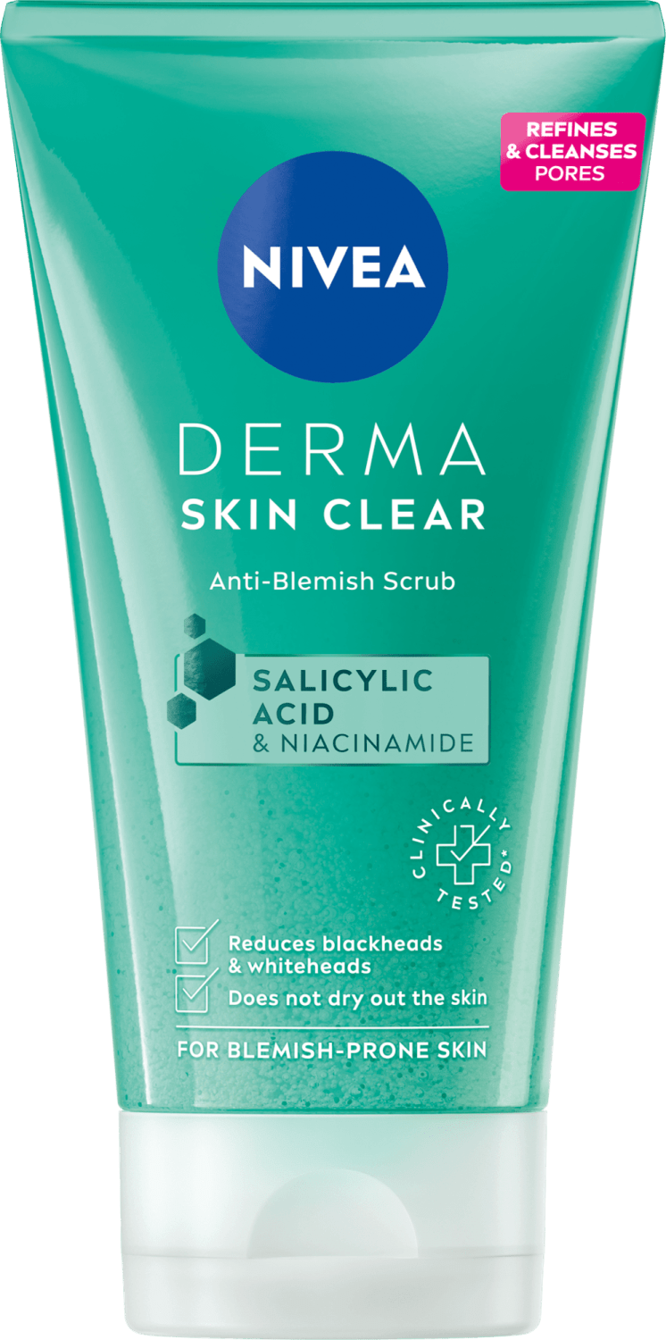 Piling za lice Derma skin cl.Nivea150ml-slika