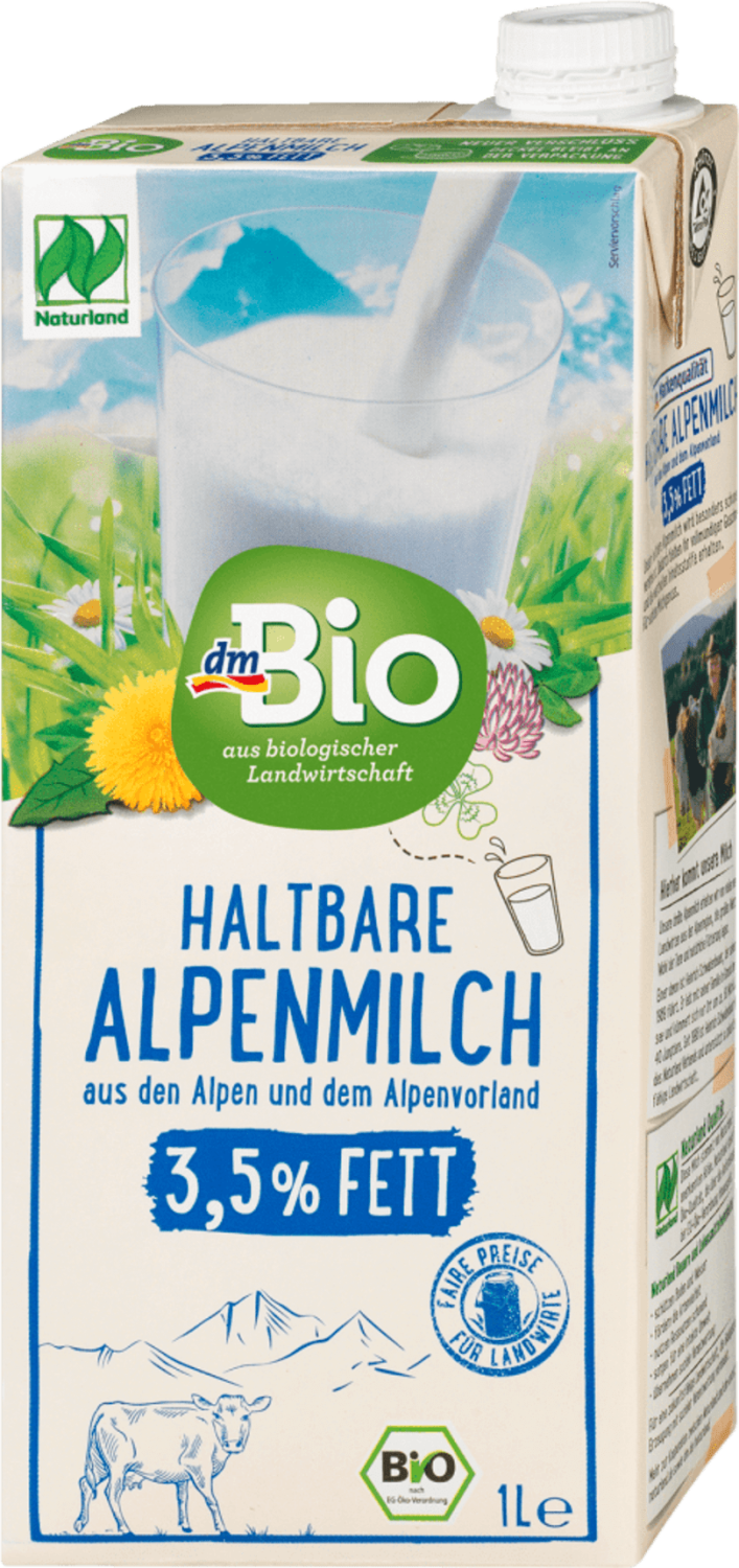 Dugotrajno mleko DM BIO alpsko organsko 3,5%mm 1l-slika