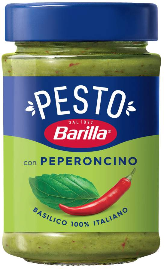 SOS PESTO BASILICO PEPERONCINO SA BOSILJKOM I CILI PAPRICICOM 195G-slika