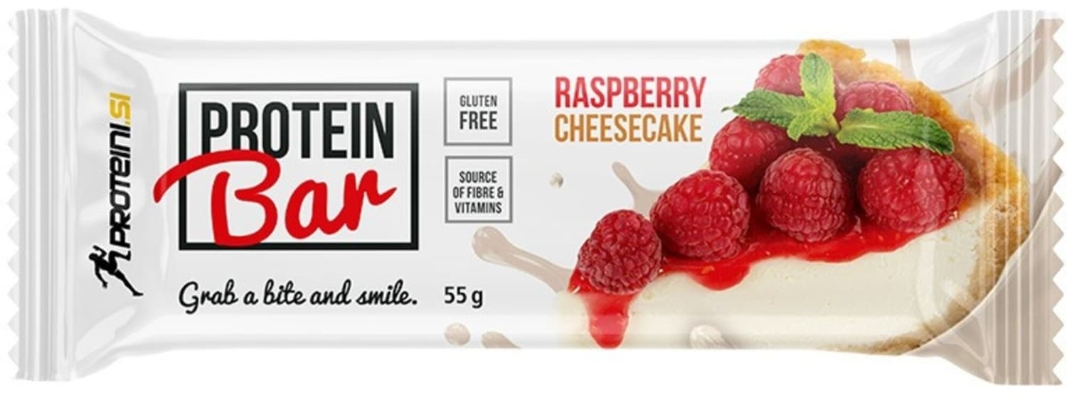 PROTEINI.SI protein bar malina cheesecake 55g-slika