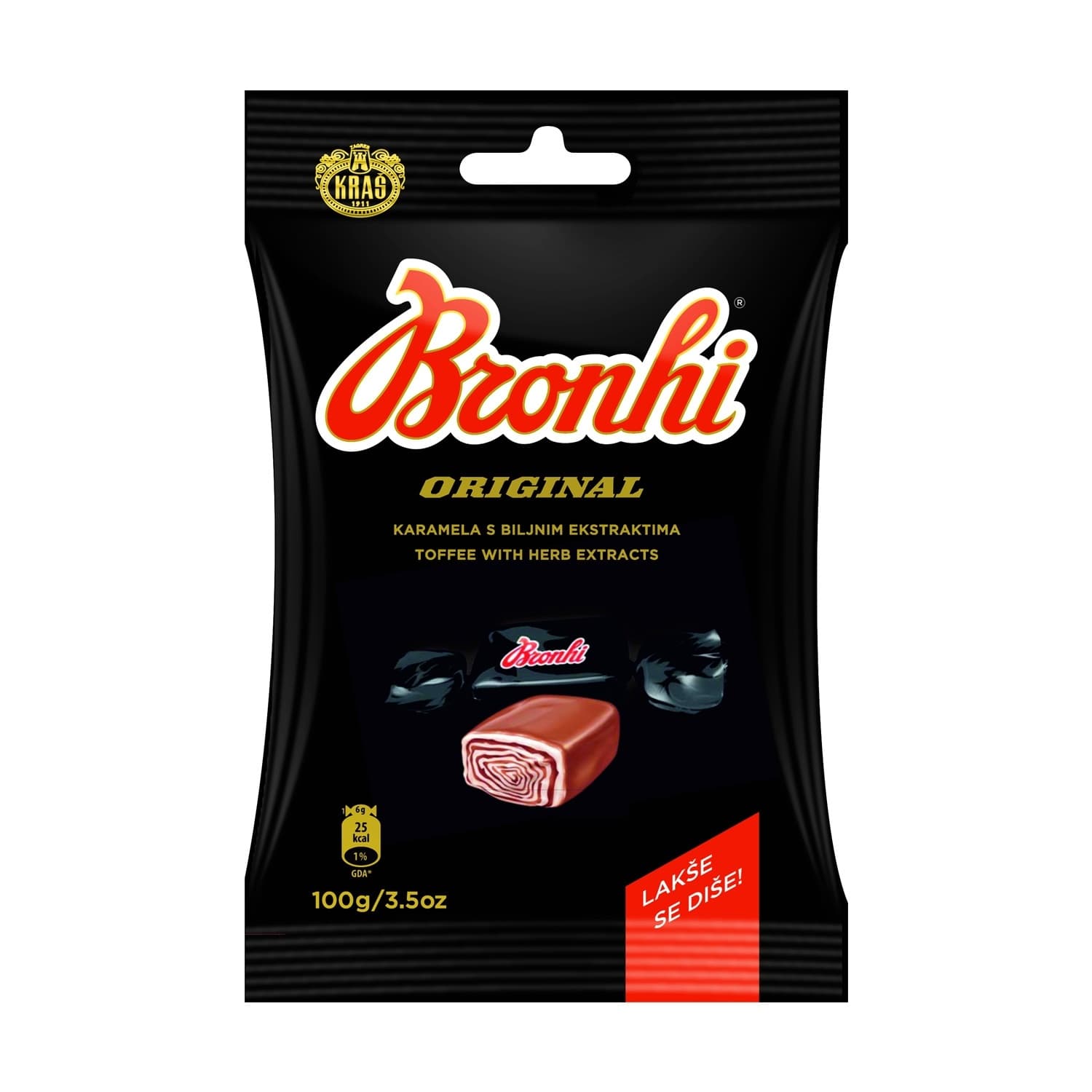 Bombone KRAŠ Bronhi original 200g-slika