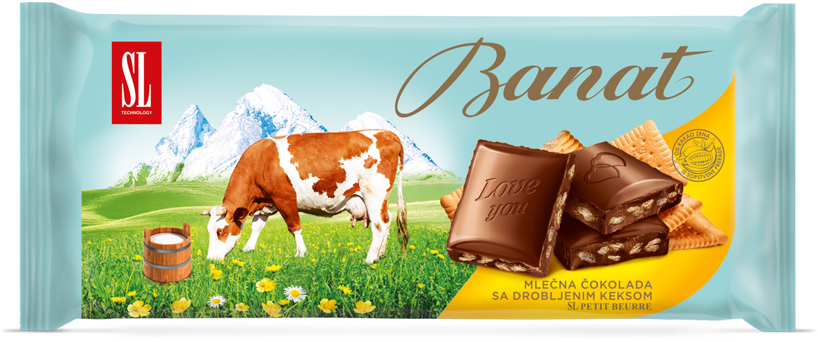 ČOKOLADA ML DROBLJEN KEKS 80G BANAT-slika