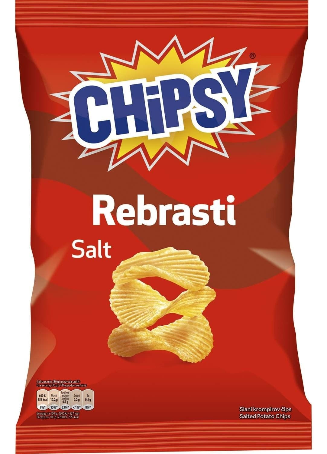 MARBO Chipsy Rebrasti XXL 150g-slika
