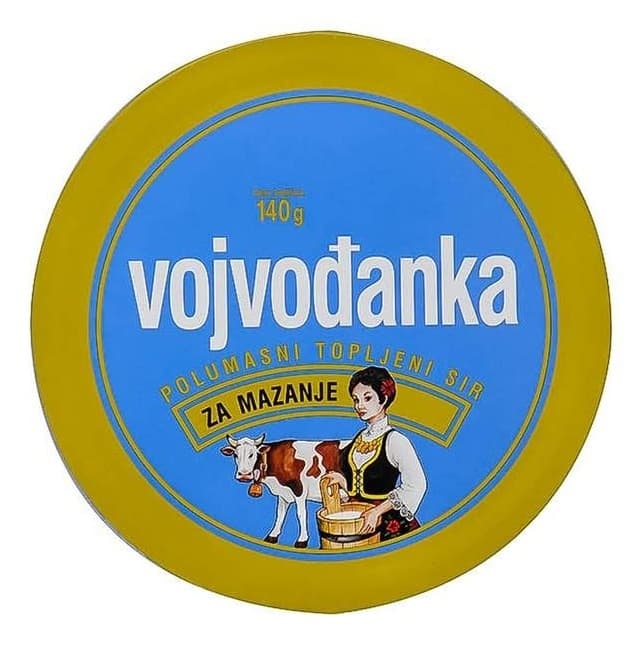 Topljeni sir VOJVOĐANKA natur 140g-slika