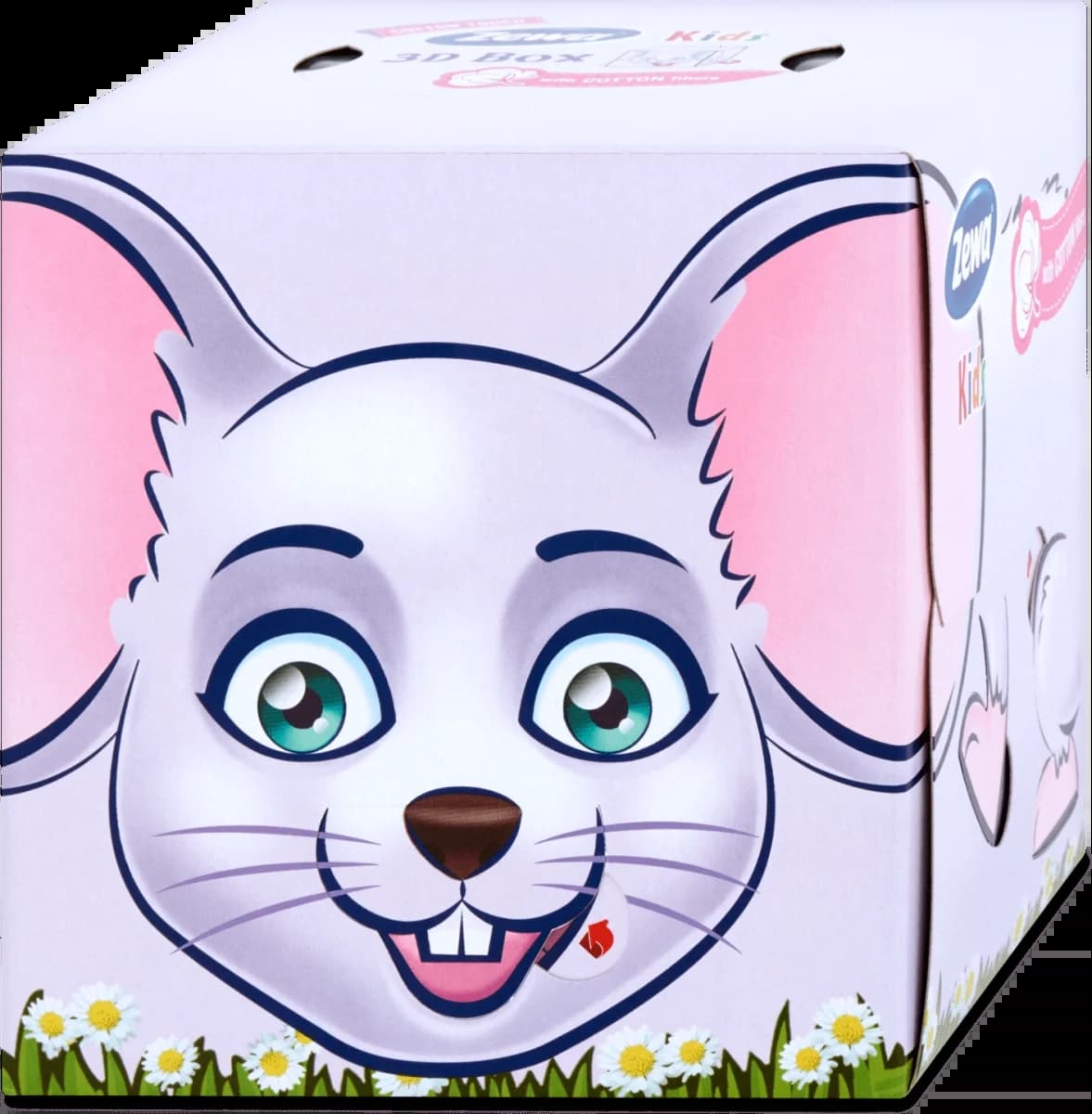Papirne maramice ZEWA kids 3D zoo box kutija 3sloja 60kom-slika