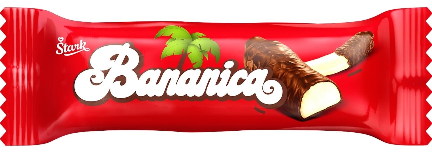 Čokoladica ŠTARK Bananica 25g-slika