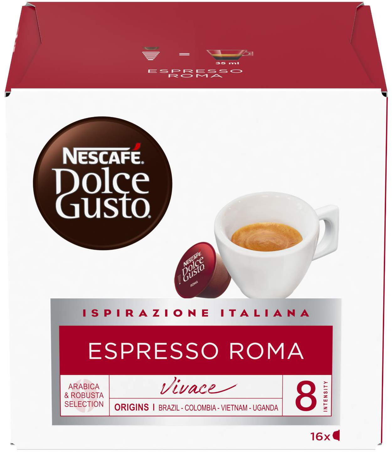 NESCAFE Dolce gusto kapsule espresso Roma 99,2g-slika