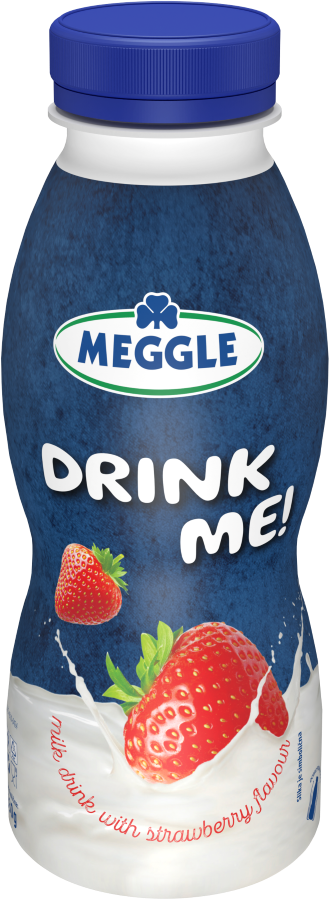 Voćni jogurt MEGGLE drink me! jagoda 330g-slika