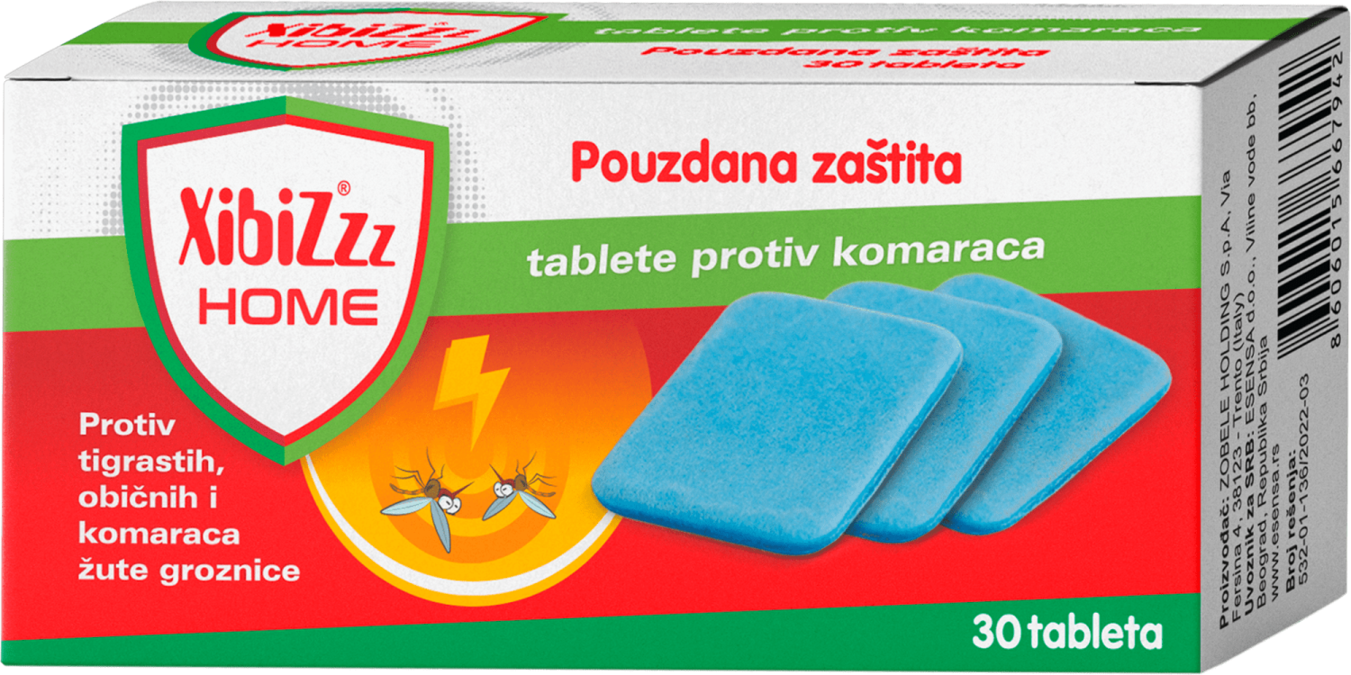 XIBIZ home tablete za aparat protiv komaraca 30kom-slika