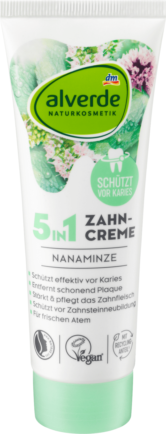 Pasta za zube ALVERDE 5u1 nana 75ml-slika