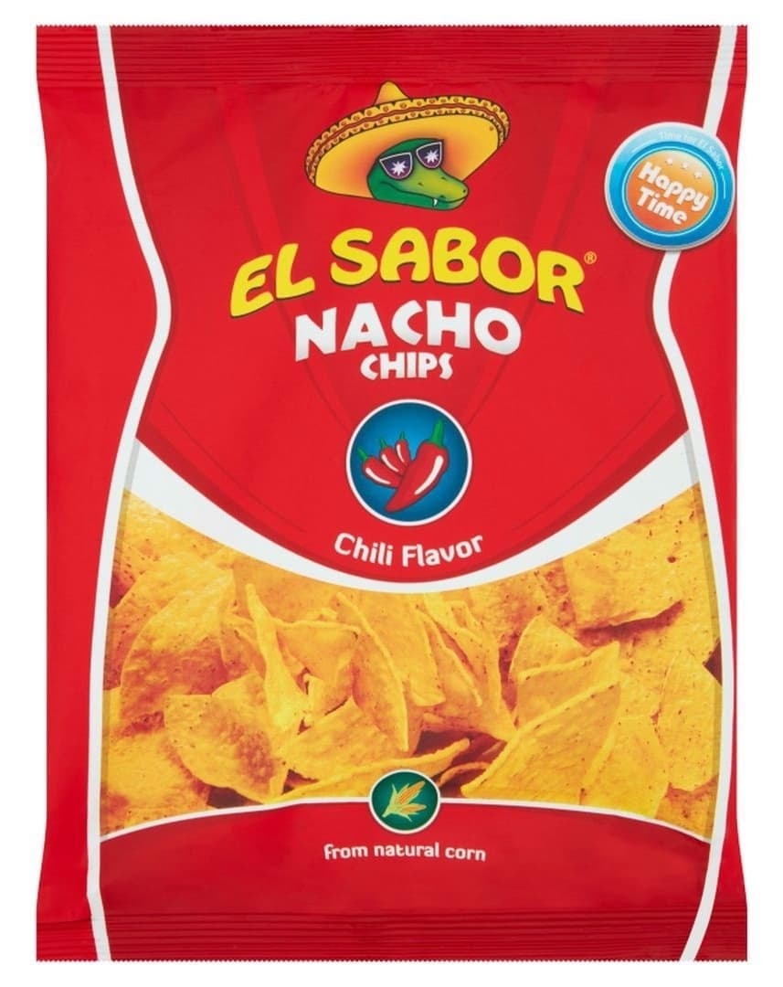 EL SABOR nacho chips chili 100g-slika