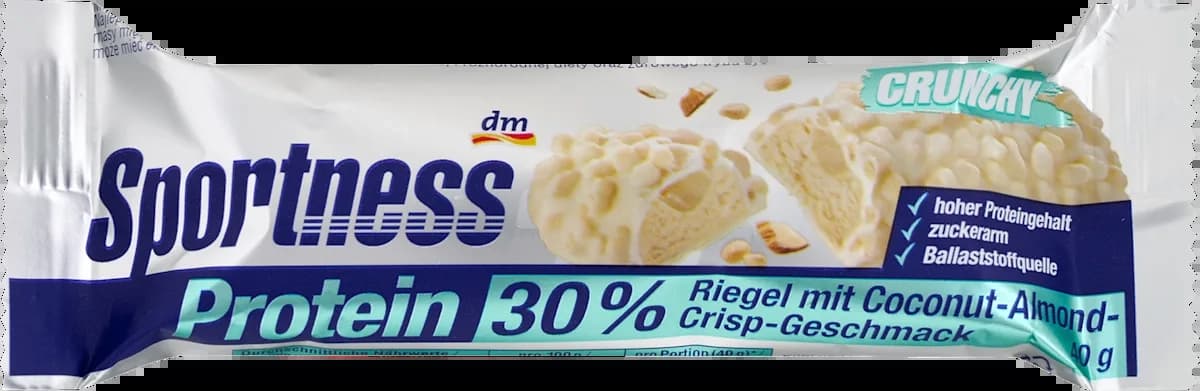 SPORTNESS proteinska čokoladica kokos i badem 40g-slika