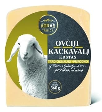 Ovčiji kačkavalj krstaš KORAB 360g-slika
