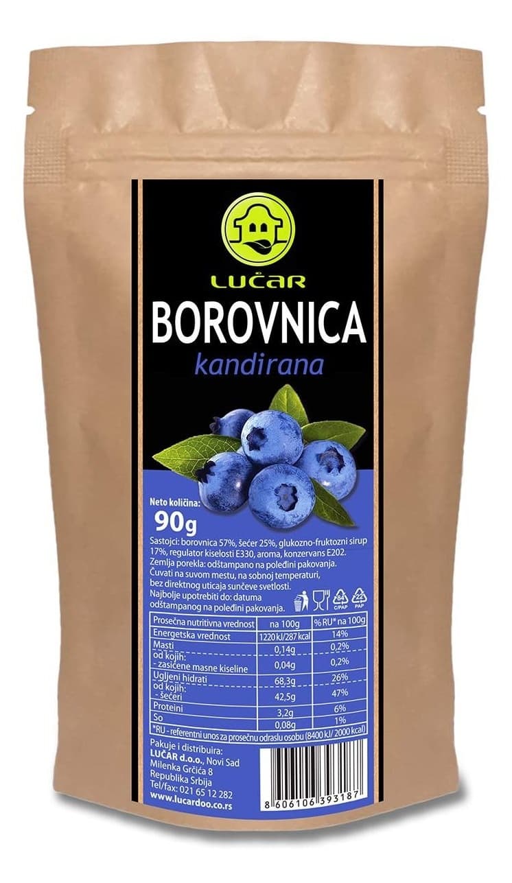 BOROVNICA KANDIRANA 90G-slika