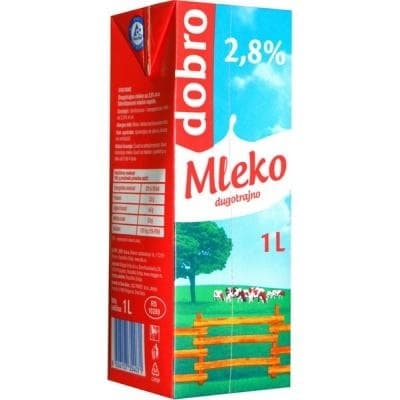 Dugotrajno mleko Dobro 2,8%mm 1l-slika