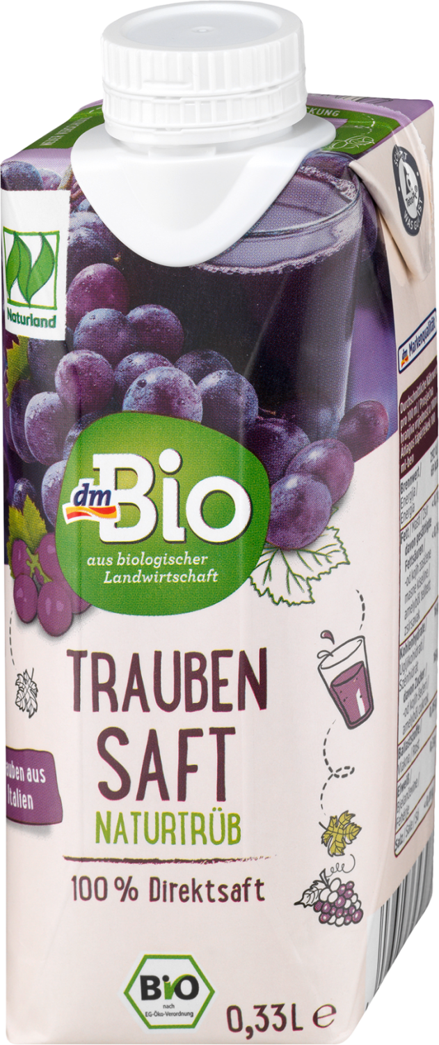Voćni sok DM BIO crveno grožđe 100% 330ml-slika