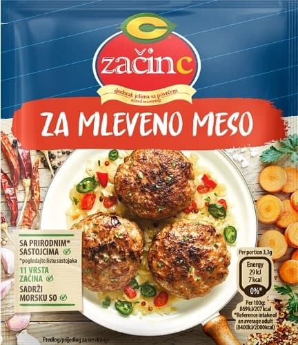 ZAČIN C MEŠAVINA ZA MLEVENO MESO 20G-slika