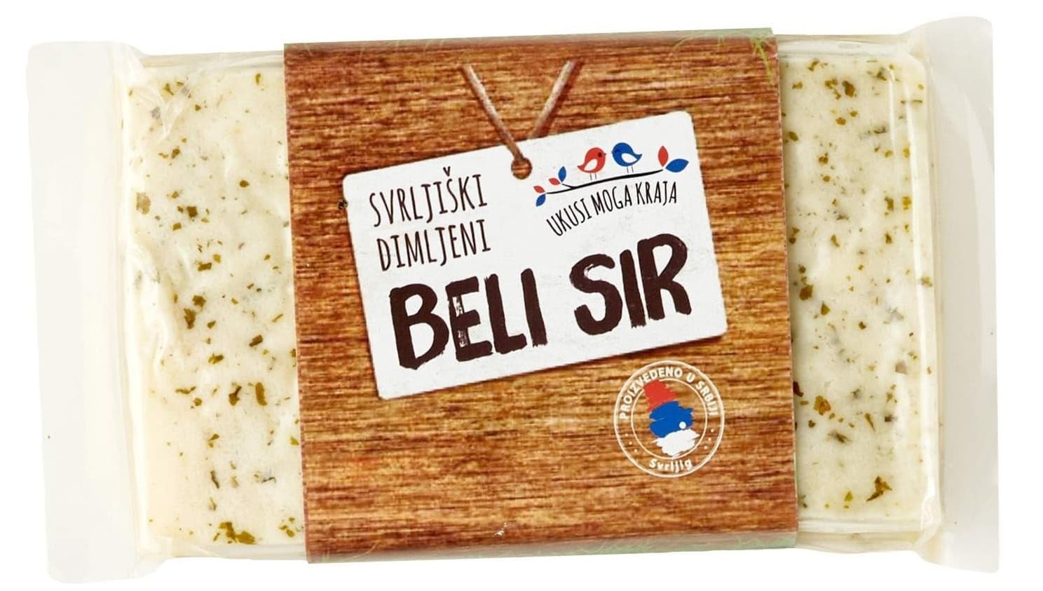 Beli sir UKUSI MOGA KRAJA Svrljiški dimljeni 250g-slika