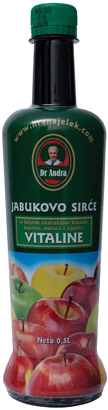 Jabukovo sirće DR ANDRA Vitaline 500ml-slika