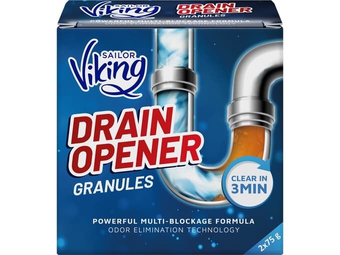 Sredstvo VIKING za otpušavanje slivnika u granulama 2x75g-slika
