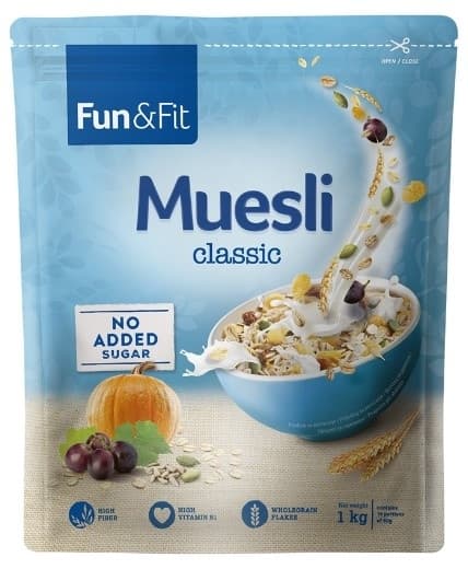Musli klasik Fun&Fit 1kg-slika