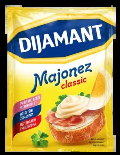 Majonez DIJAMANT delikates kesica 95ml-slika