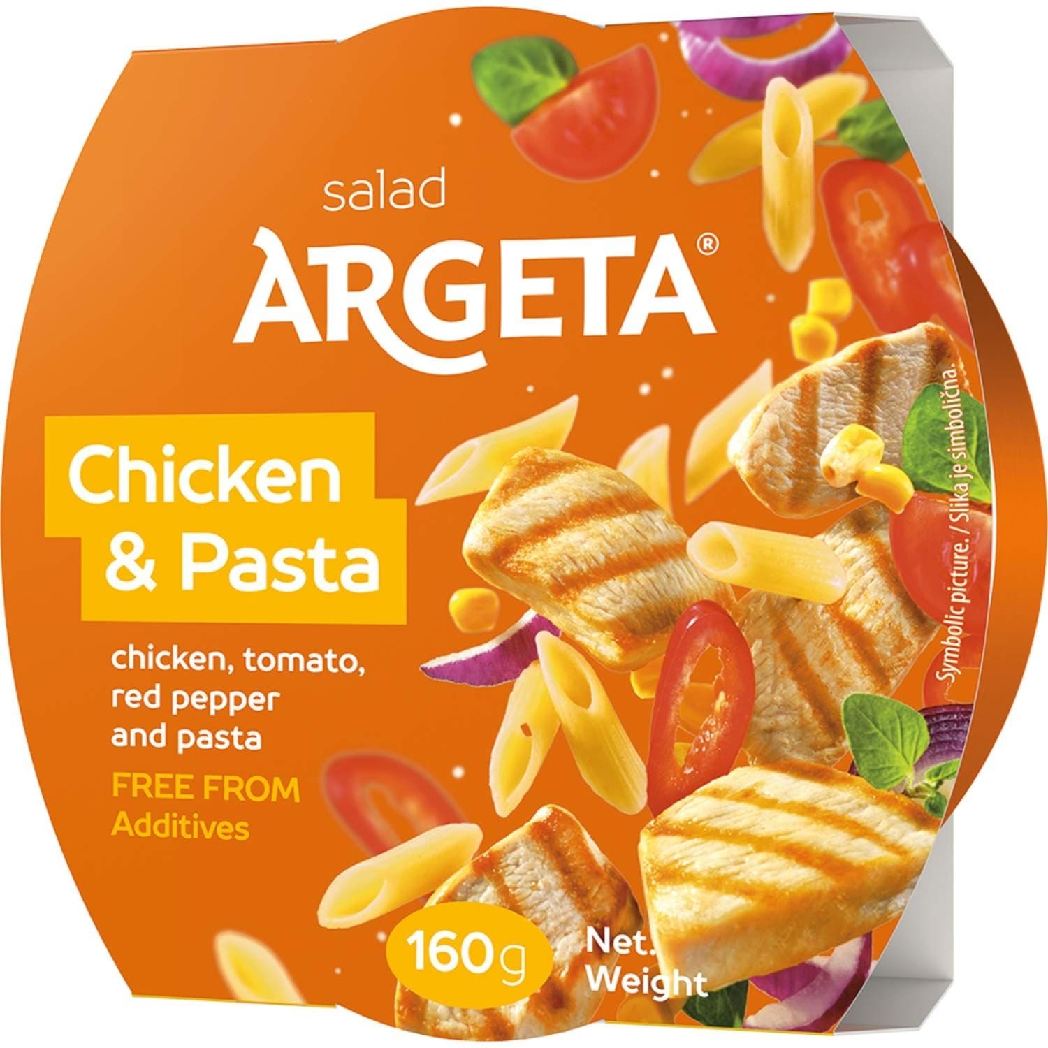 SALATA ARGETA CHICKEN PASTA 160G-slika