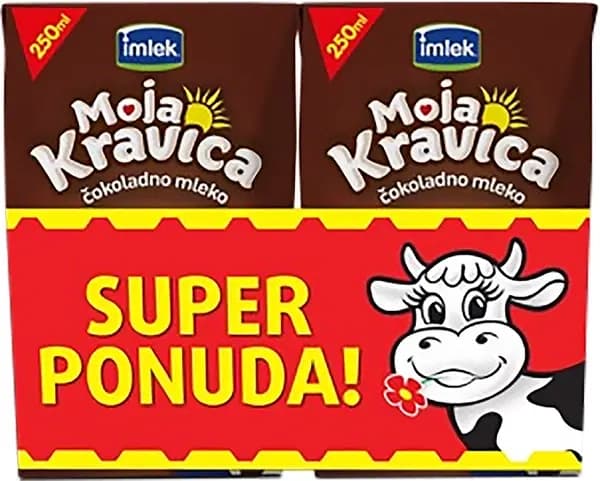 Coko mleko Kravica 1% 2x0.25lTB-slika