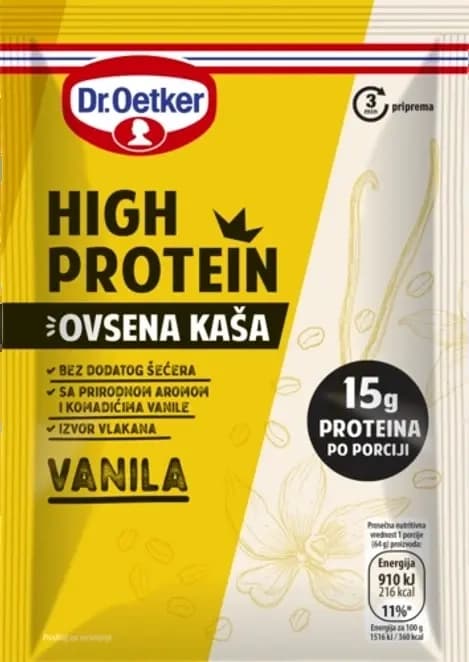 High protein ovs.kasa van.Dr Oetker 64g-slika