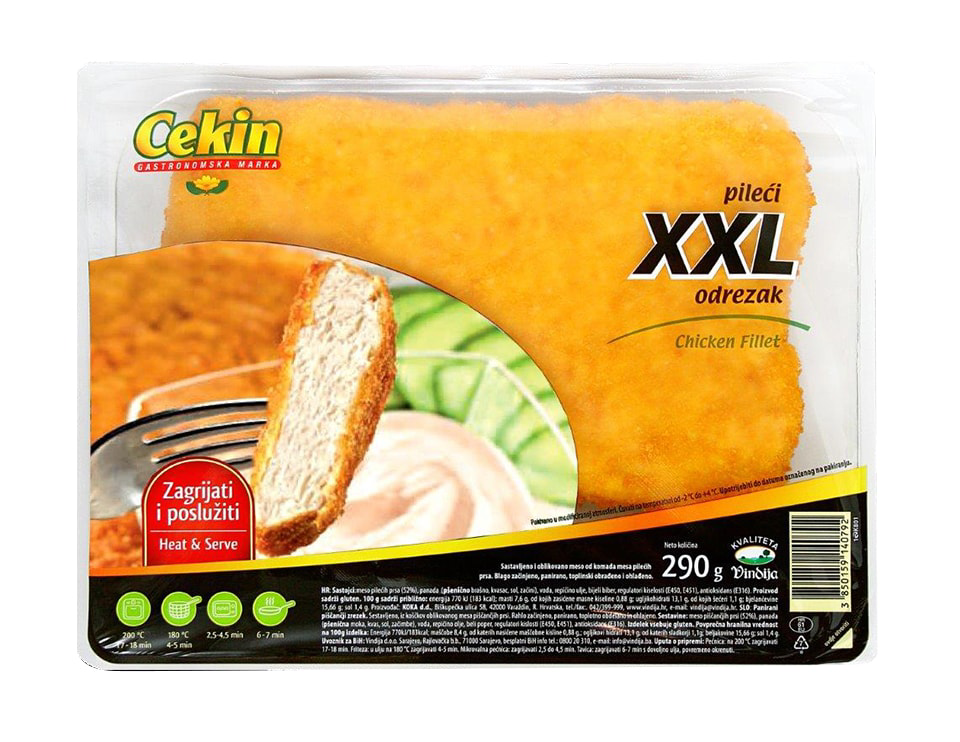 Panirani pileci XXl odresci 290g-slika