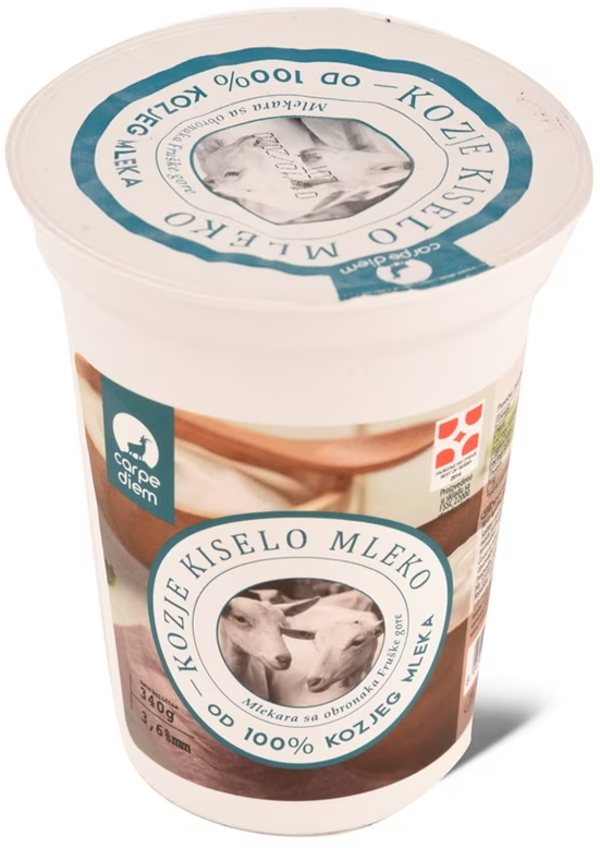 Kozje kiselo mleko Carpe Diem3,6%mm340 g-slika
