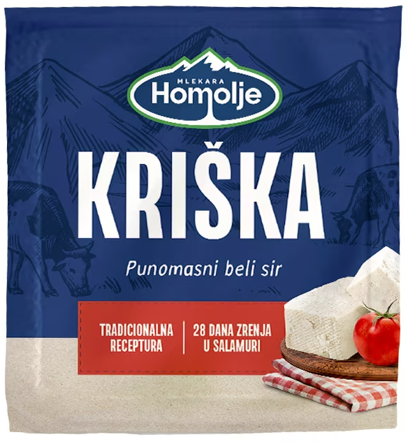 Sir homoljski beli kriska Ekofil 250g-slika