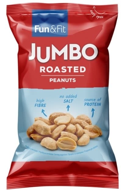 Kikiriki JUMBO pečeni, neslani 80g-slika