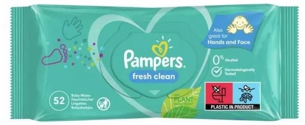 Vlazne maramice Fresh 52 Pampers-slika