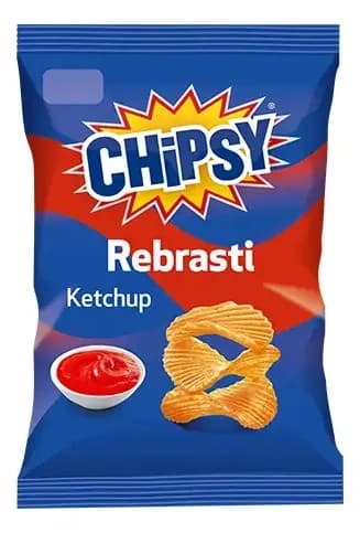 Cips rebrasti kecap Chipsy 95g-slika